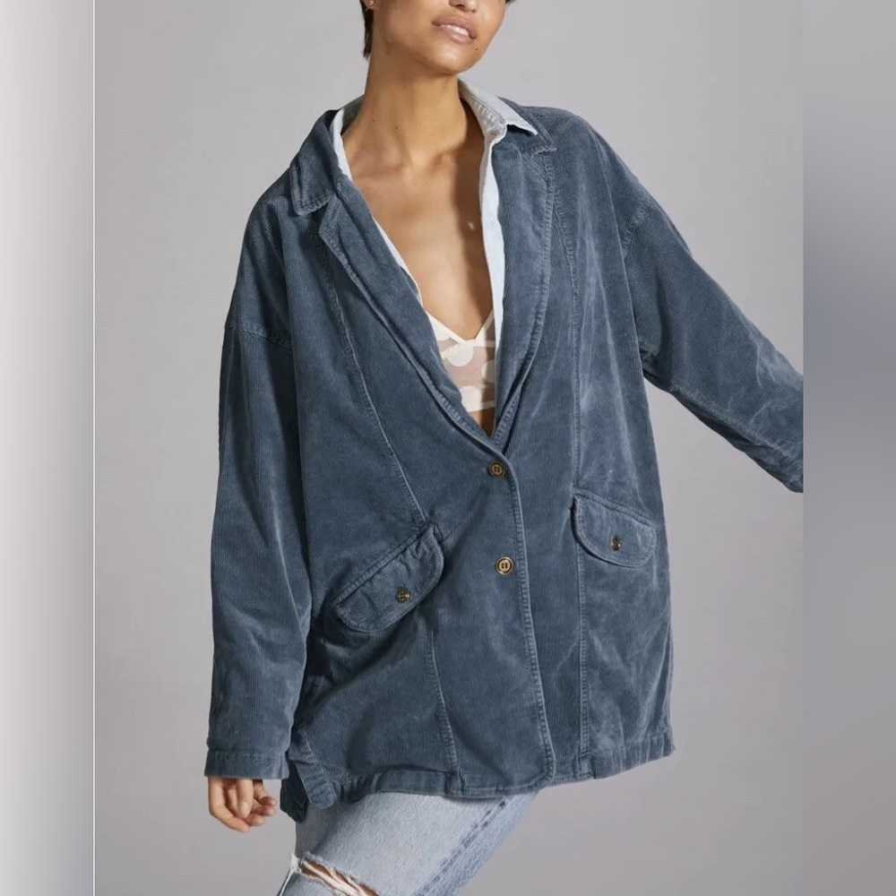 Pilcro Anthropologie Corduroy Blazer
